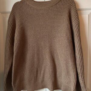 Brown sweater, medium